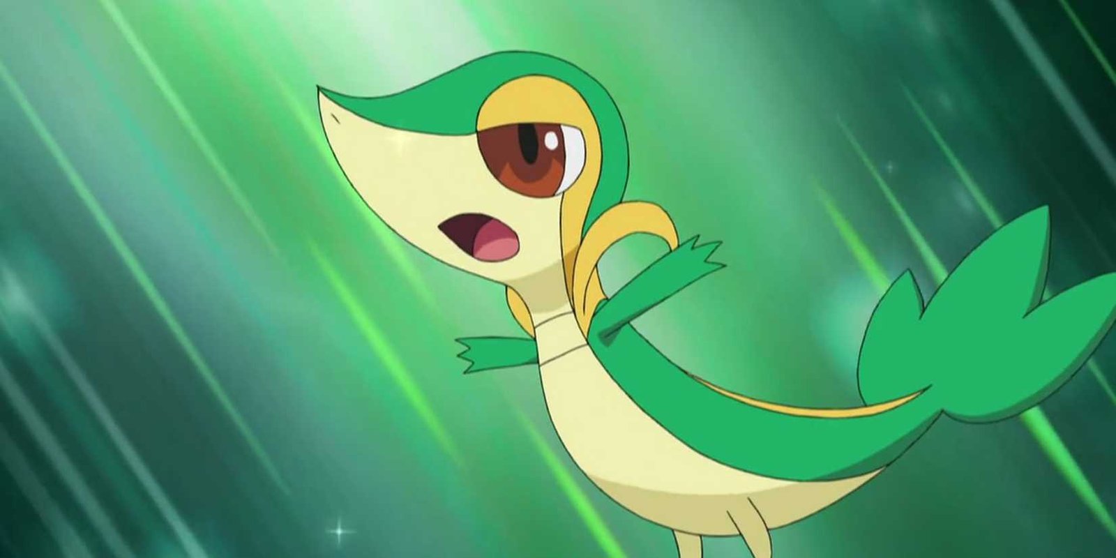 Snivy من أنيمي بوكيمون