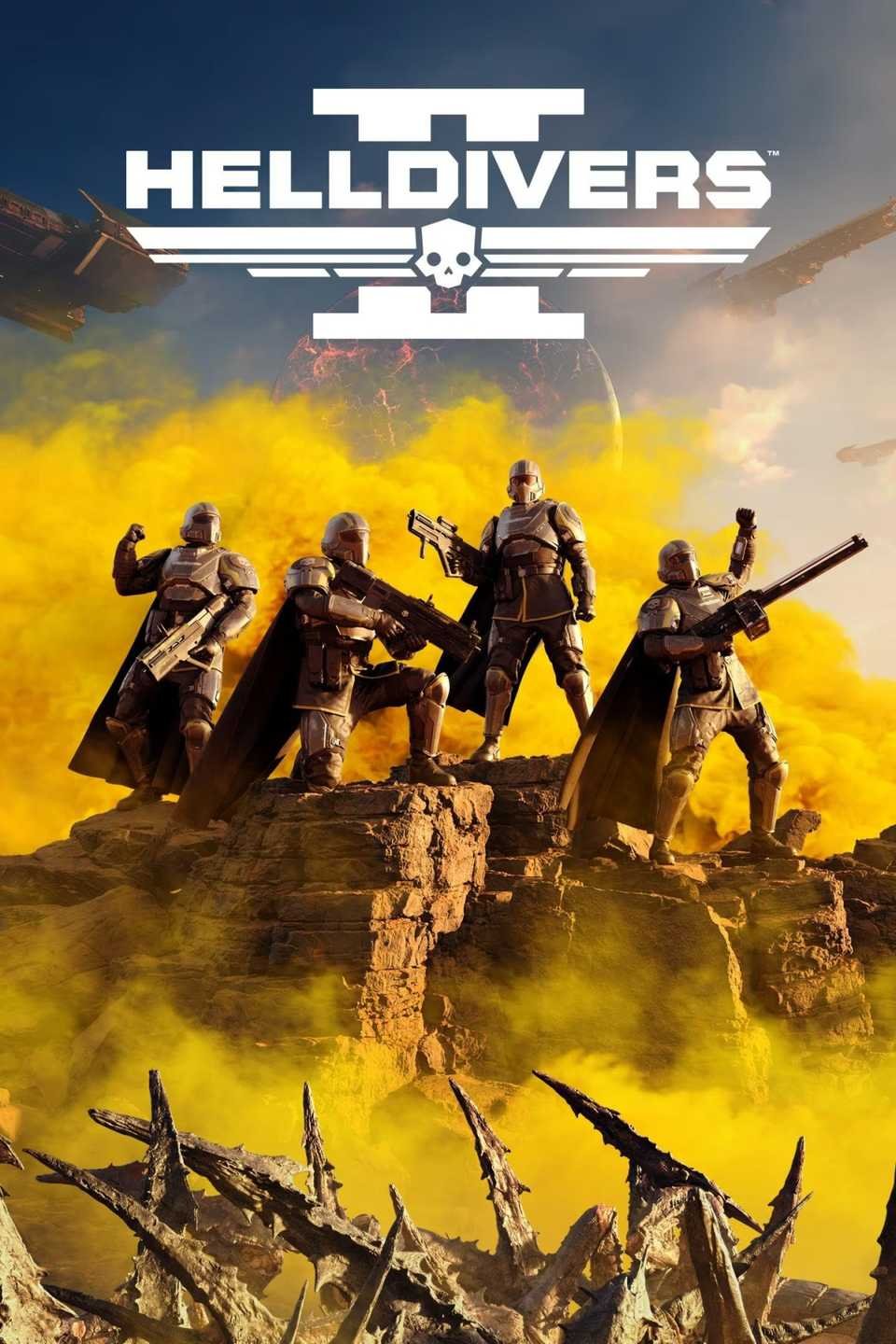 Helldivers 2 صفحة تغطية الفن