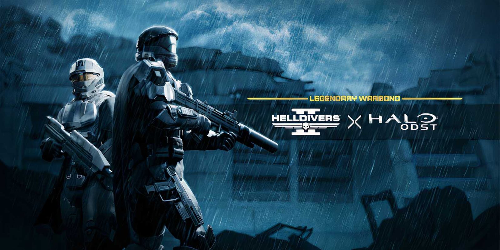 Helldivers 2 Halo Odst Warbond Key Art